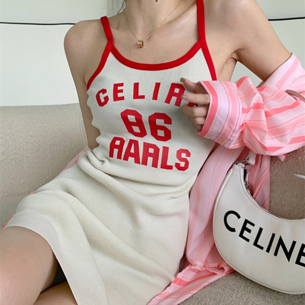 Sleeveless bodycon ribbed mini dress